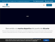 Tablet Screenshot of marinaalicante.com